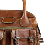 Chloé Vintage Edith Leather Tan Shoulder Bag