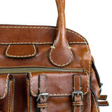 Chloé Vintage Edith Leather Tan Shoulder Bag