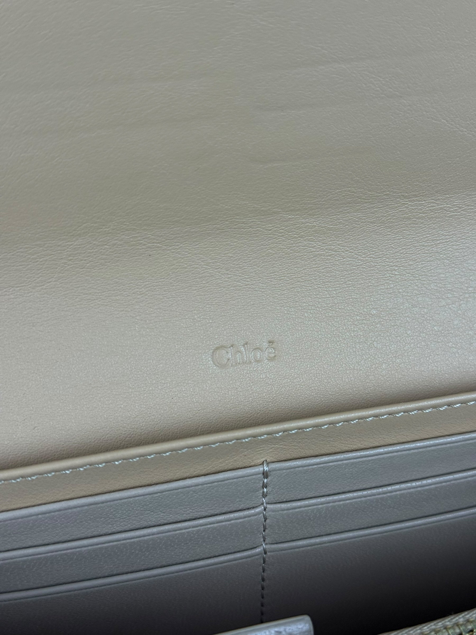 Chloé Vick Leather Long Wallet