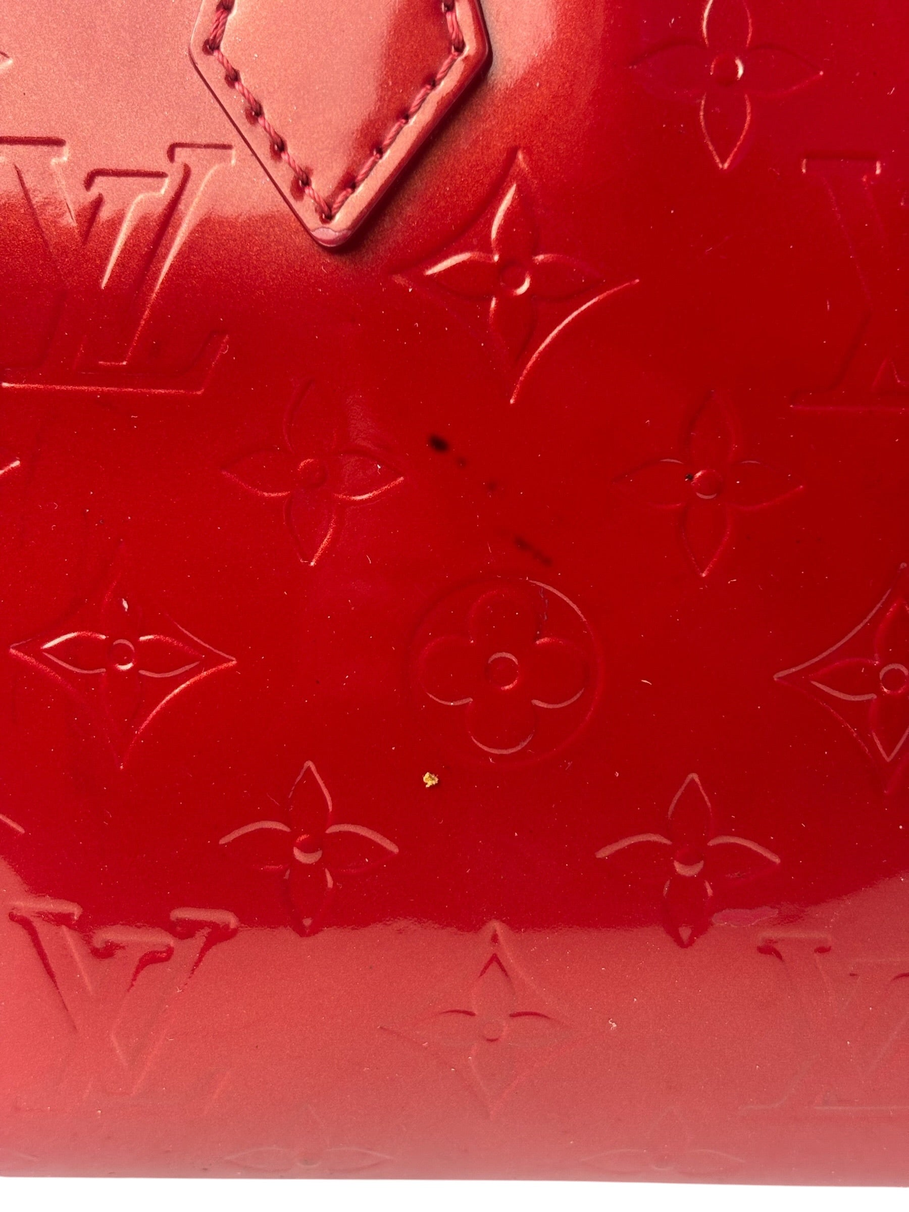 Louis Vuitton Monogram Red Vernis Wilshire PM