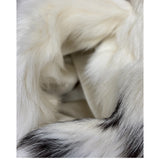 Vintage Cream/Brown Rabbit Fur Coat