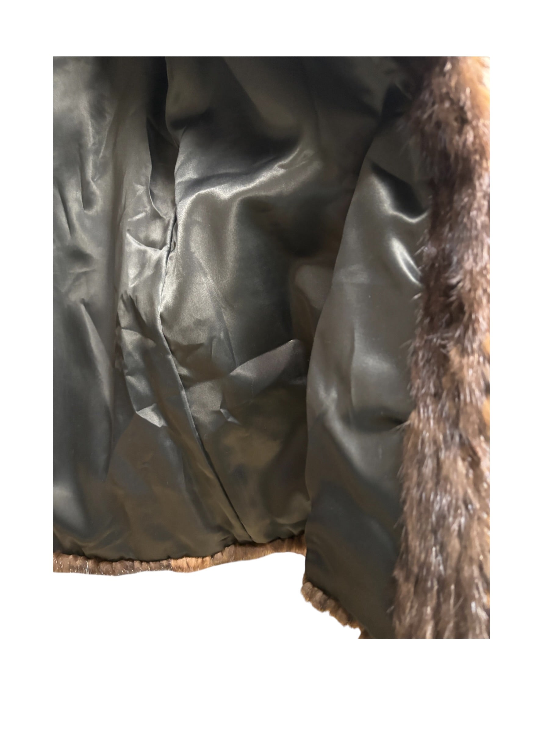Saga Brown Mink Fur Coat