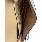 Coach Signature Canvas Anna Foldover Clutch White
