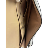 Coach Signature Canvas Anna Foldover Clutch White