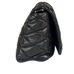 Louis Vuitton Black Quilted Lambskin Chain Flap Bag