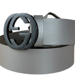 Gucci Grey Belt Black GG