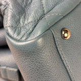 Chanel Blue Caviar Quilted CC Timeless Soft Shopper Tote 2010
