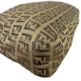 Fendi Vintage Brown Zucca Shoulder Bag