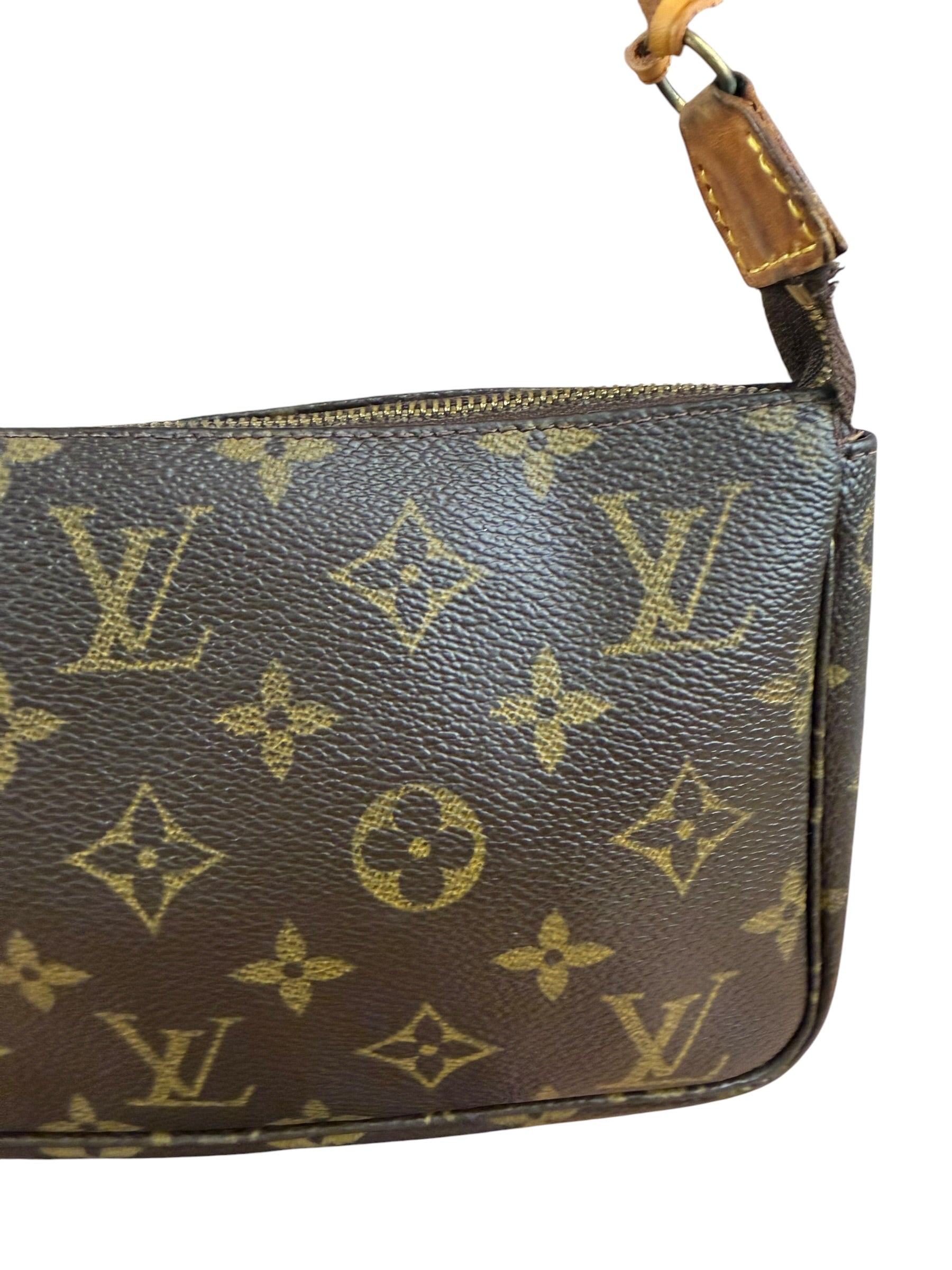 Louis Vuitton Monogram Pochette Replaced LV Strap