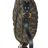 Fendi Vintage Dark Brown Zucca Chef Hobo Bag