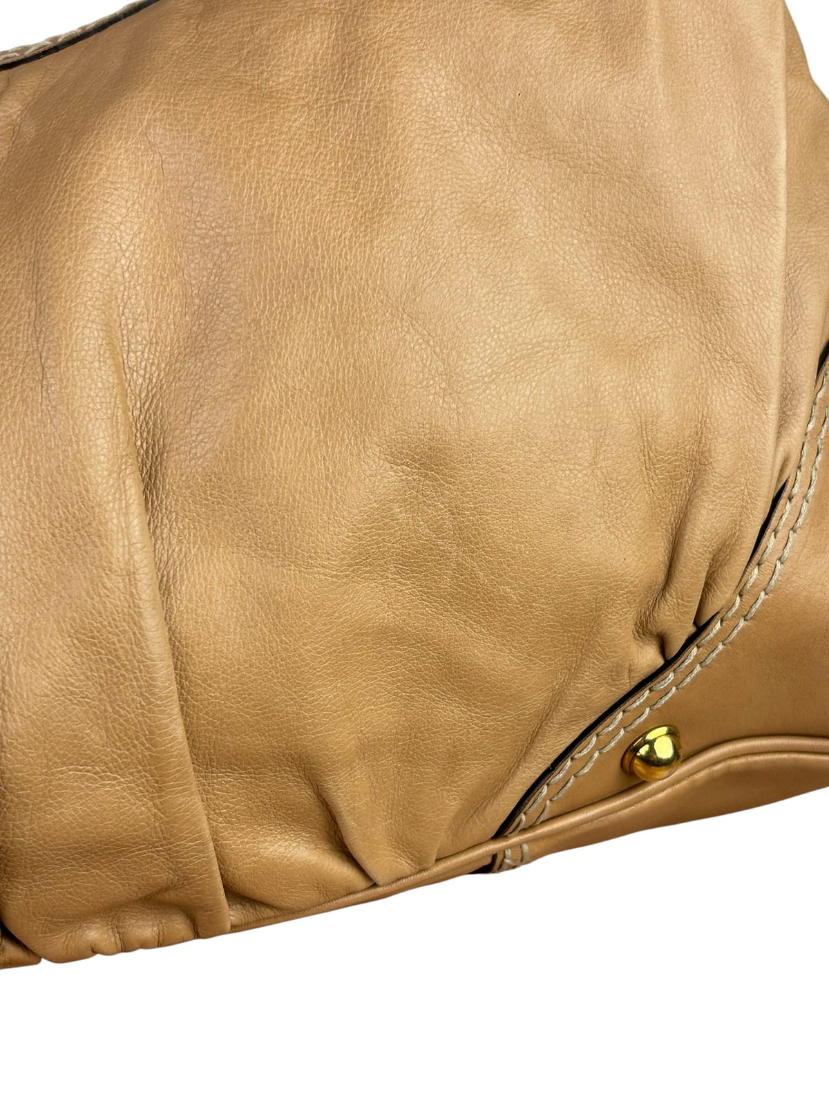 Gucci Jockey Hobo Light Brown