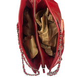 Chanel Lipstick Red Patent Leather Paris-Venice CC Jumbo Tote 2010