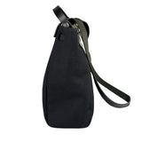 Hermes Black Leather Trim Herbag Two-Way Bag