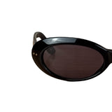 Gucci Black Oval Sunglasses ssed