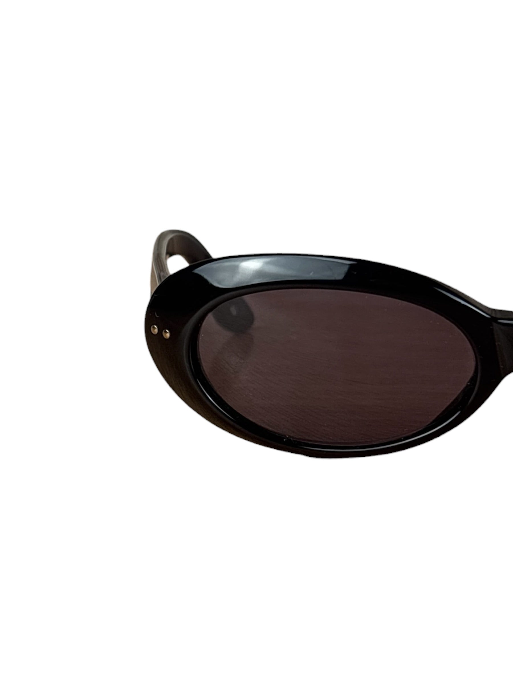 Gucci Black Oval Sunglasses ssed