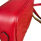Gucci Leather GG Red Marmont Crossbody