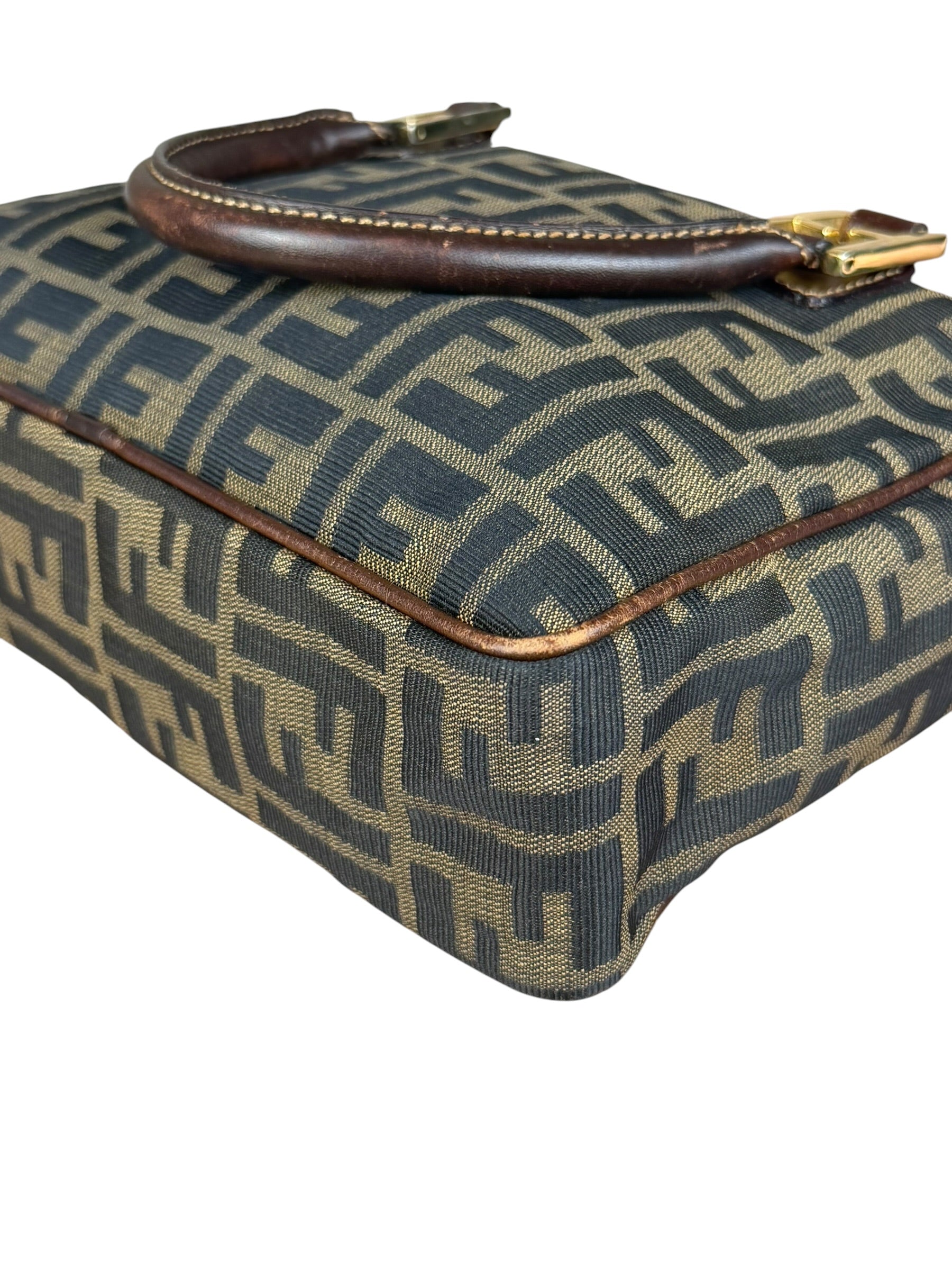Fendi FF Vintage Zucca Mini Top Handle Bag