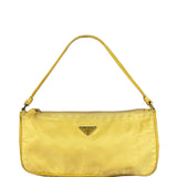 Prada Vintage Yellow Nylon Pochette