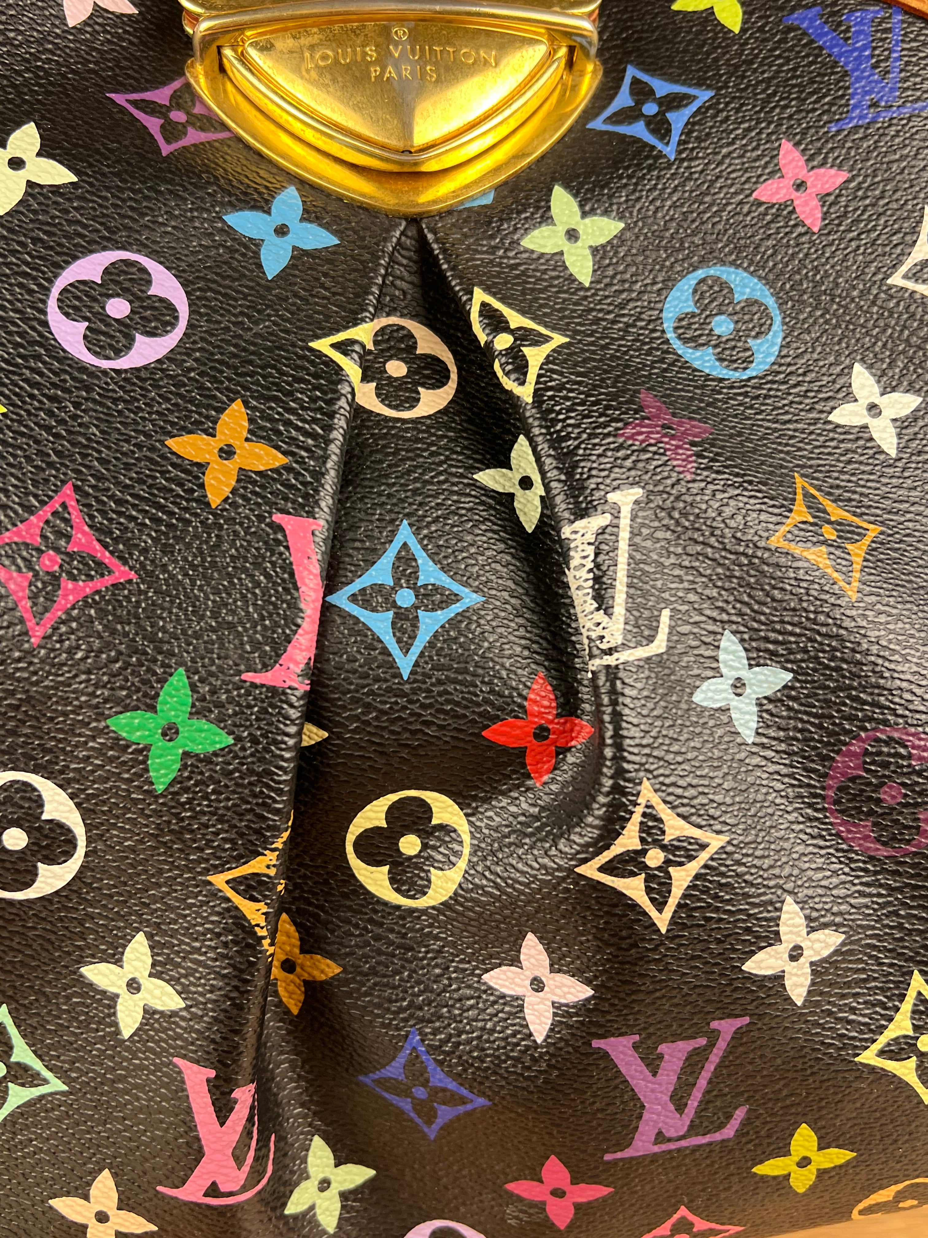Louis Vuitton Black Murakami Ursula Handbag
