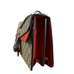 Gucci Dionysus GG Supreme Shoulder Bag Beige/Red