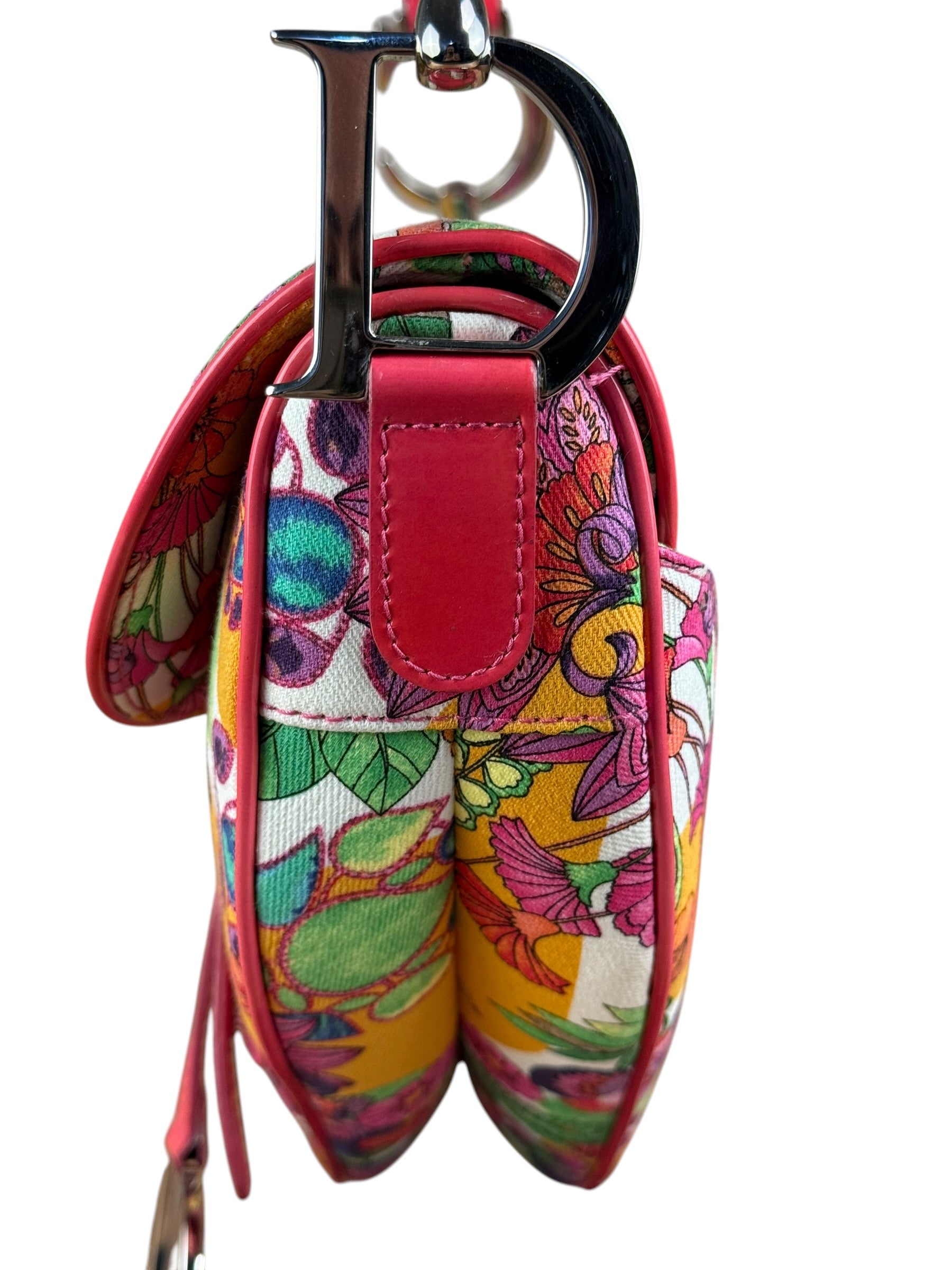 Christian Dior Floral Saddle Bag "Hawaiian Glamour"