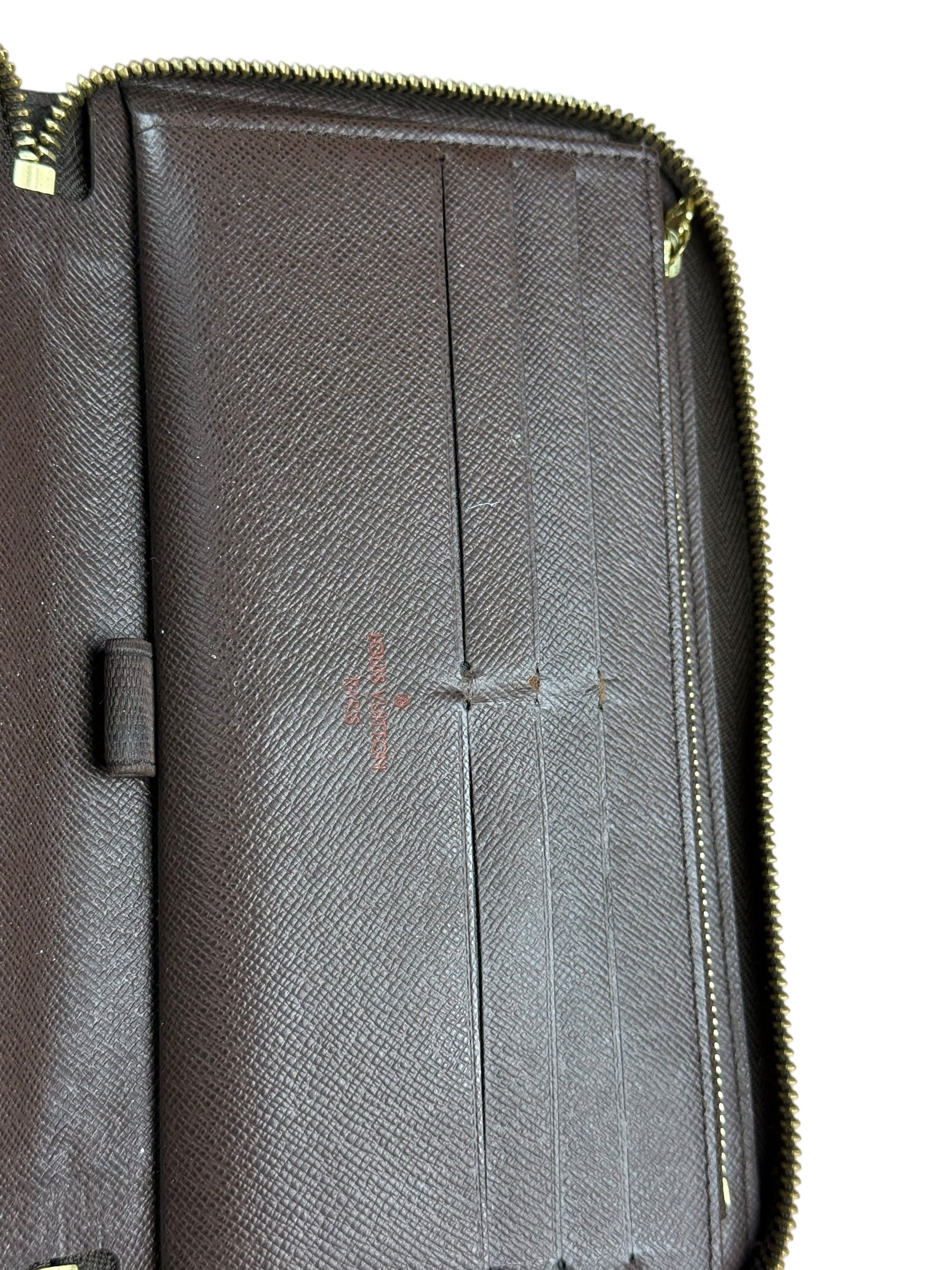 Louis Vuitton Damier Ebene Zippy Organizer Wallet
