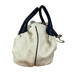 Fendi Off-White Grained Leather Spy Shoulder Bag