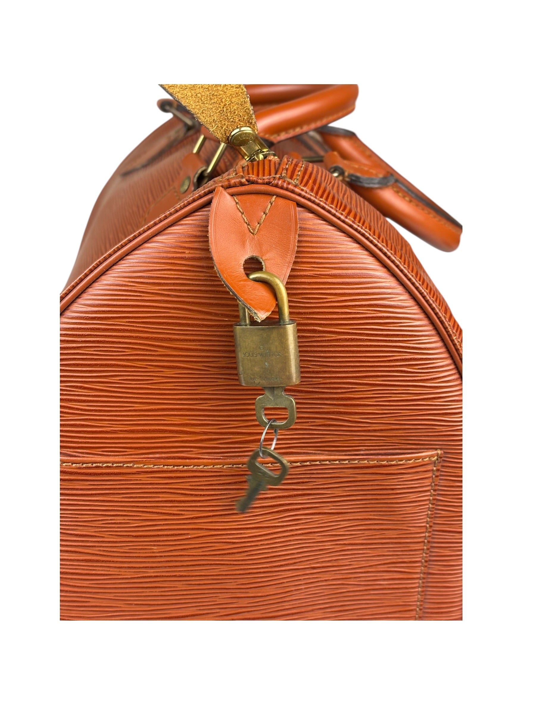 Louis Vuitton Kenyan Fawn Epi Leather Speedy 35
