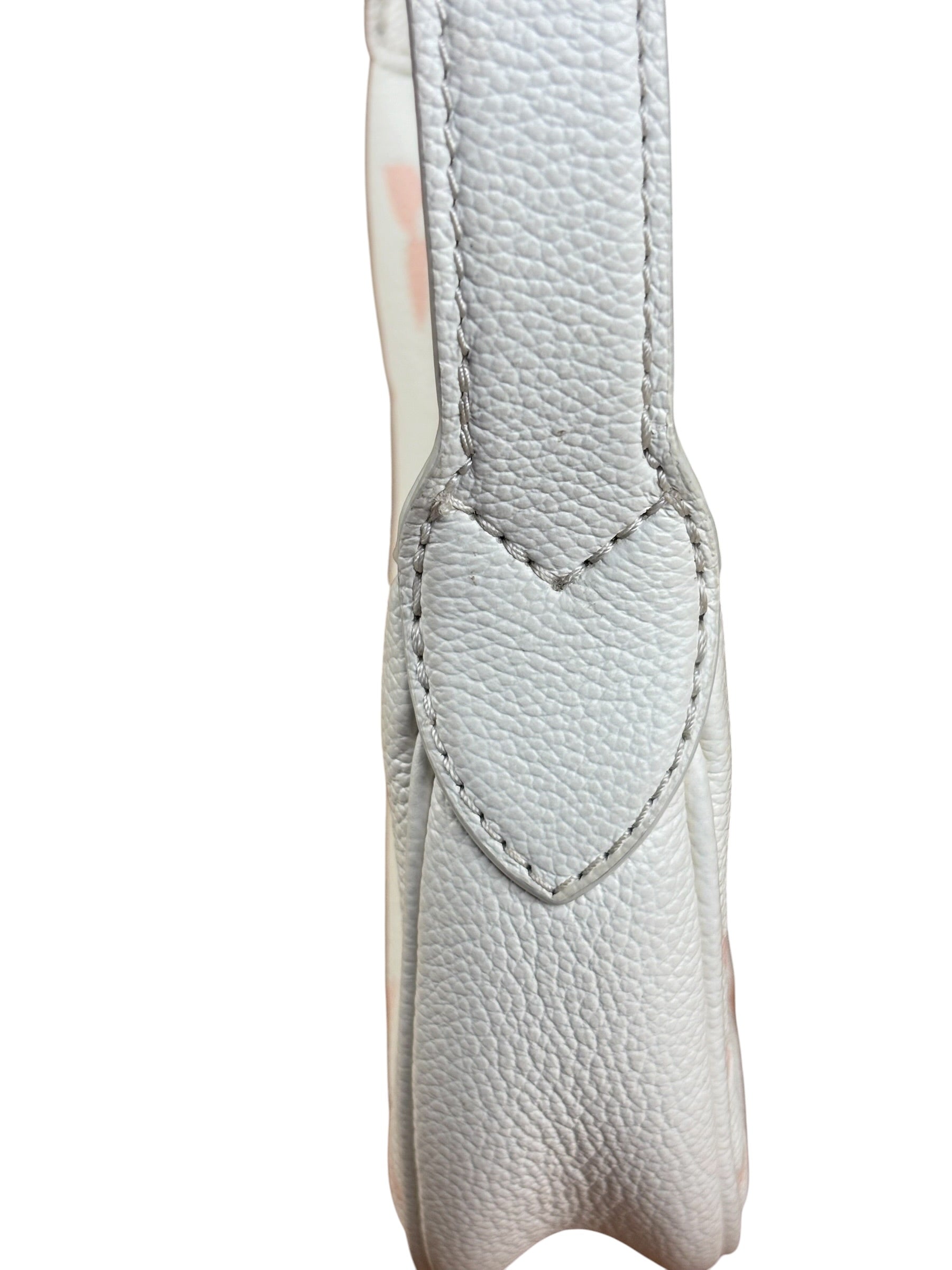 Louis Vuitton White Leather Monogram Moon Empreinte Pochette