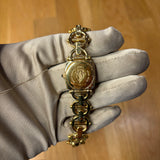 Gucci Mother Of Pearl Dial Gold Plated Chain Link