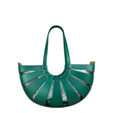 Bottega Veneta Leather Shell Shoulder Bag