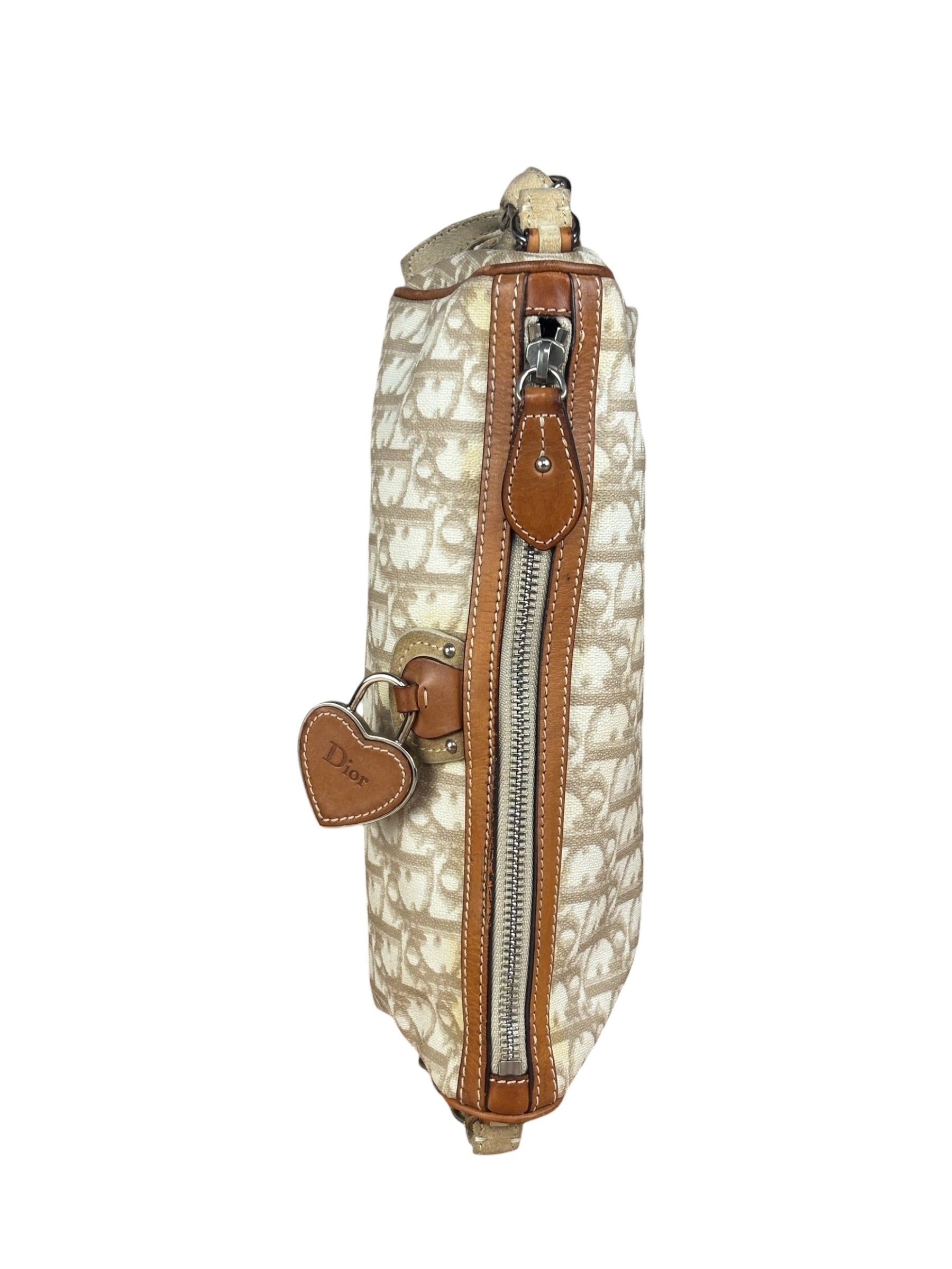 Christian Dior Vintage Trotter Romantique Baguette Shoulder Bag