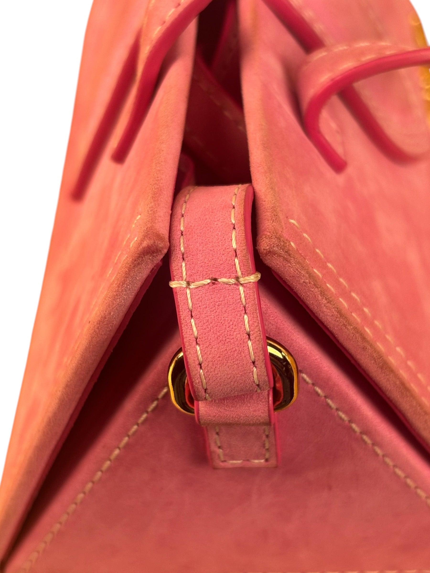 Jacquemus Pink Nubuck Le Porte Hand/Shoulder Bag