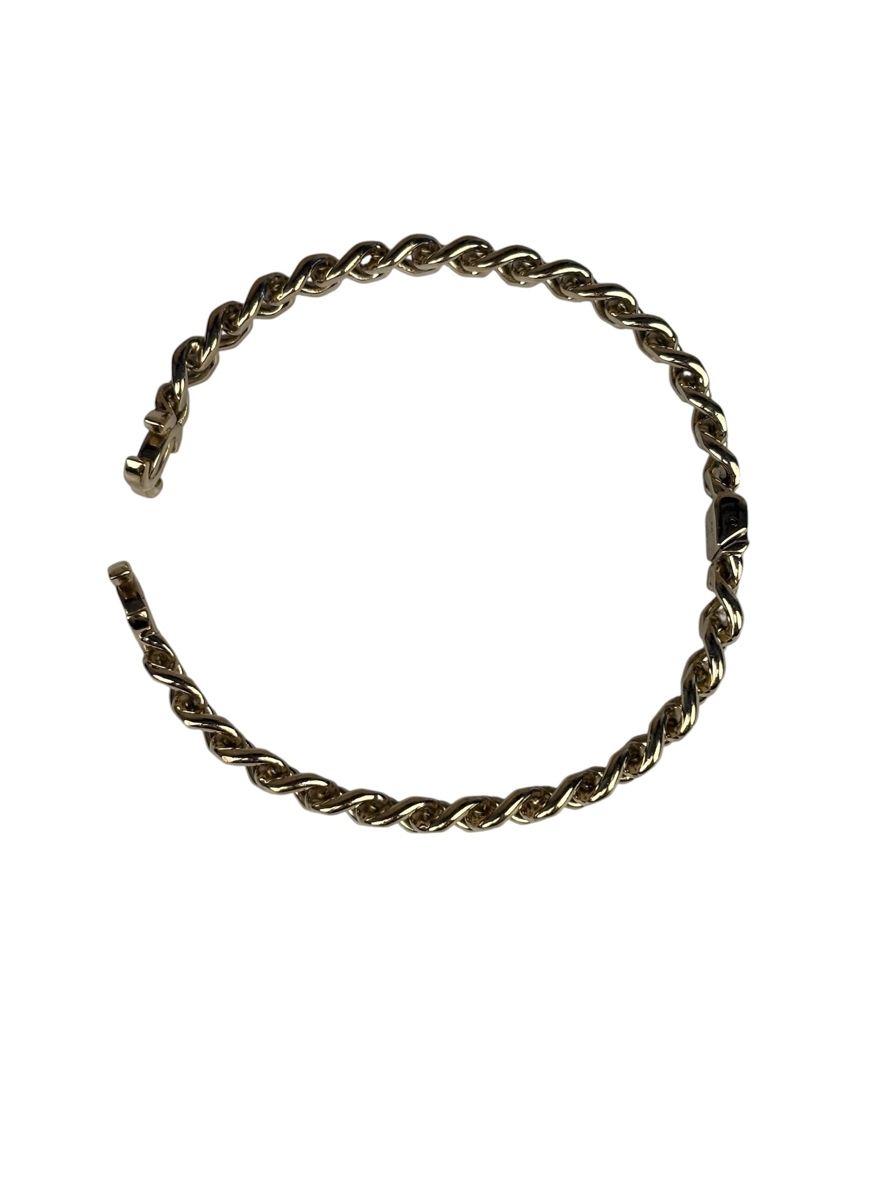 Chanel Gold Chain-Link Choker Necklace