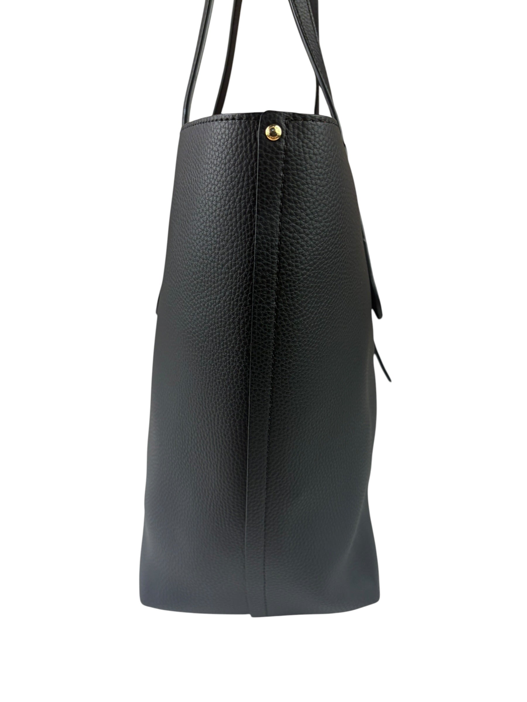 Coach Black Pebbled Leather Market Tote