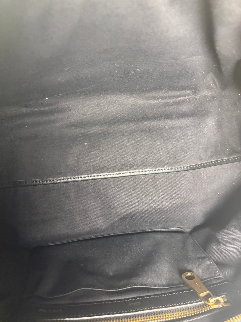 Chloe Black/Cream Leather Alice Top Handle Bag