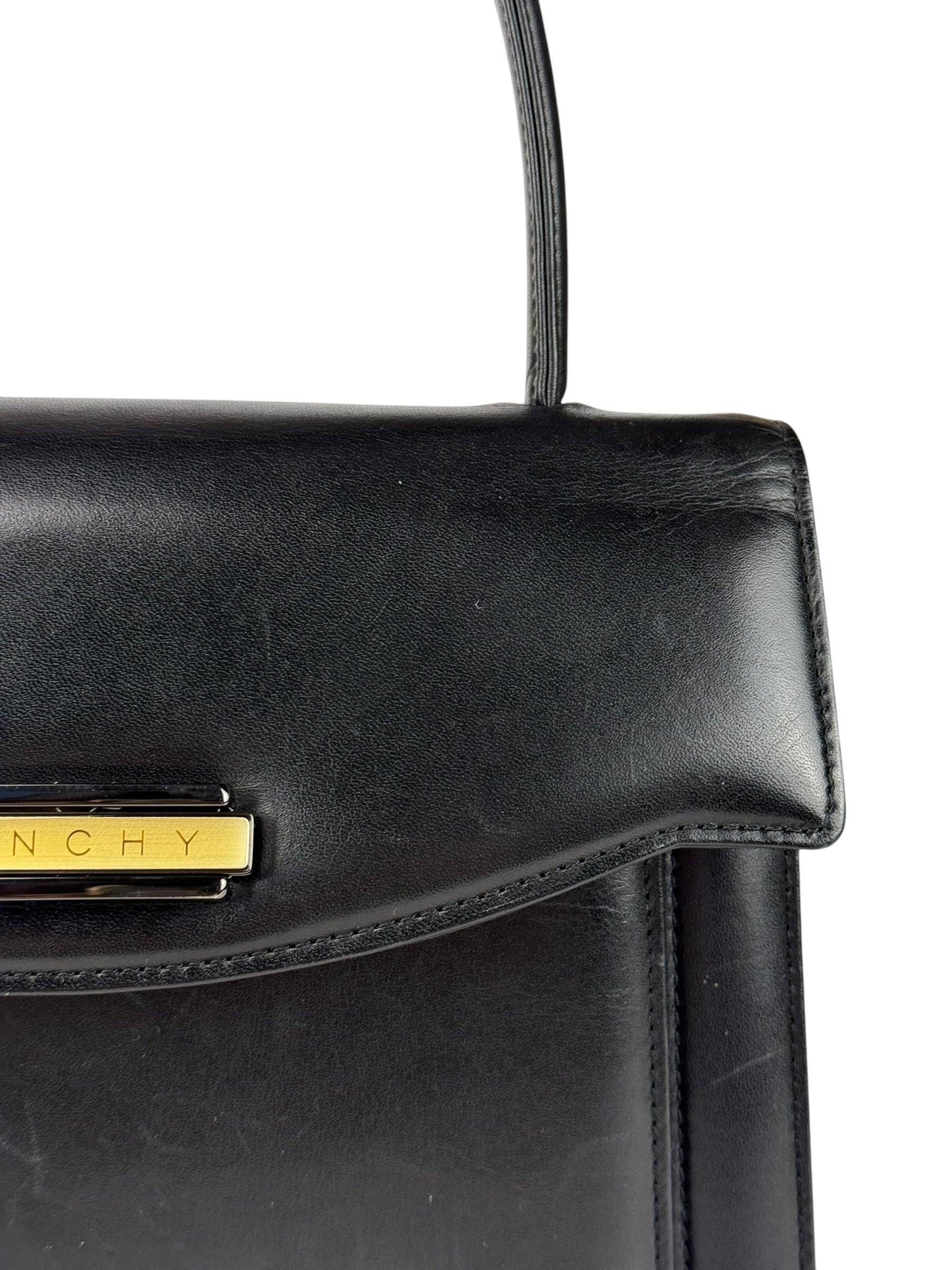 Givenchy Vintage Black Top Handle Bag