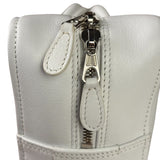 Balenciaga White Leather Triangle Two-Way Bag