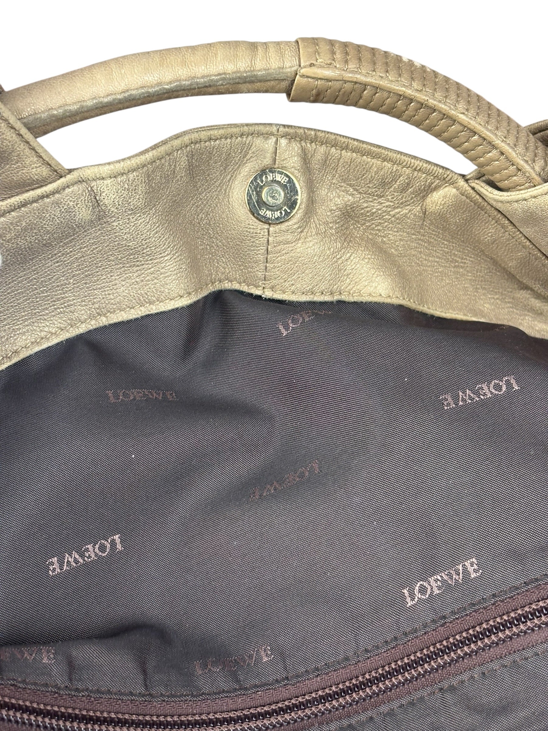 Loewe Metallic Leather Nappa Air Handbag
