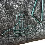 Vivienne Westwood Navy Leather Two Way Bag