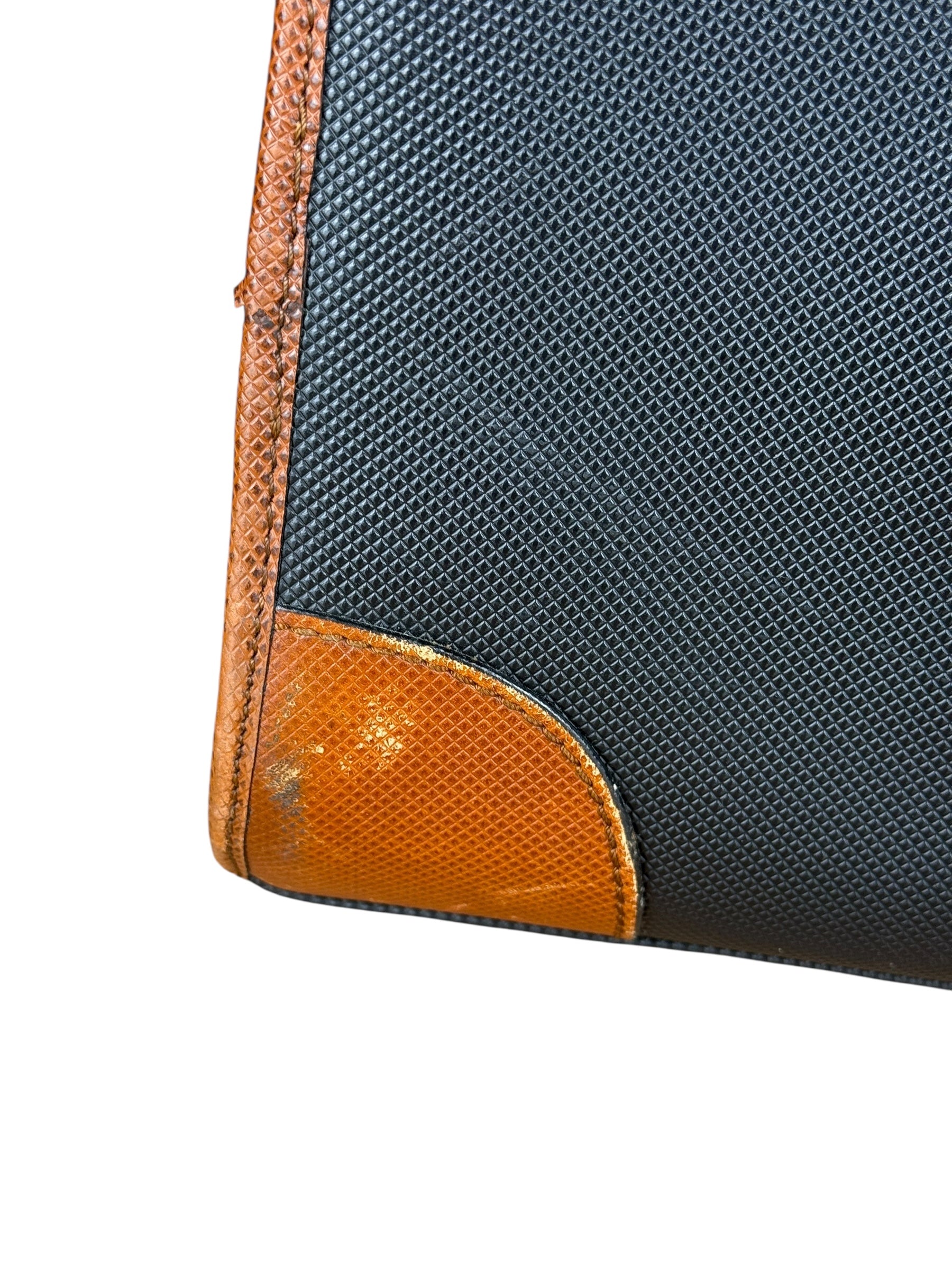 Bottega Veneta Vintage Travel Case Black/Brown