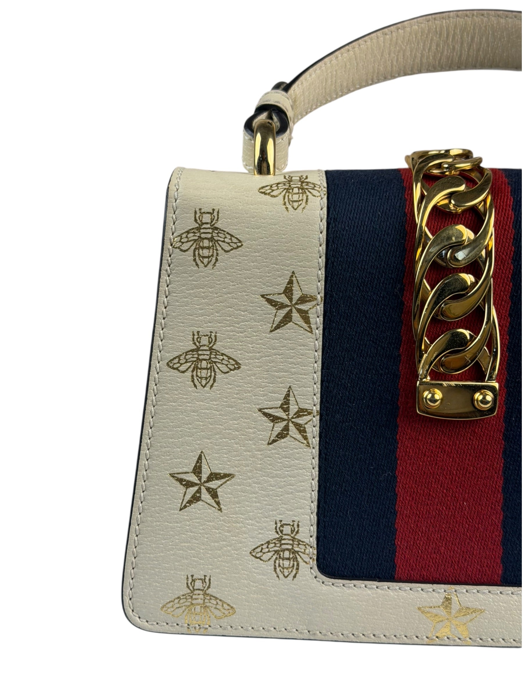 Gucci Sylvie Bee Star Mini 2-Way Bag