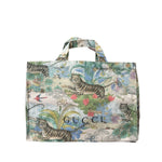 Gucci Beauty Floral Tiger Print Canvas Tote Bag