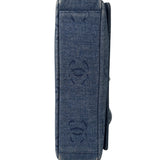 Chanel CC Denim Logo Flap Shoulder Bag 2002