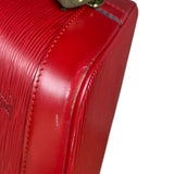 Louis Vuitton Red Epi Alma Handbag