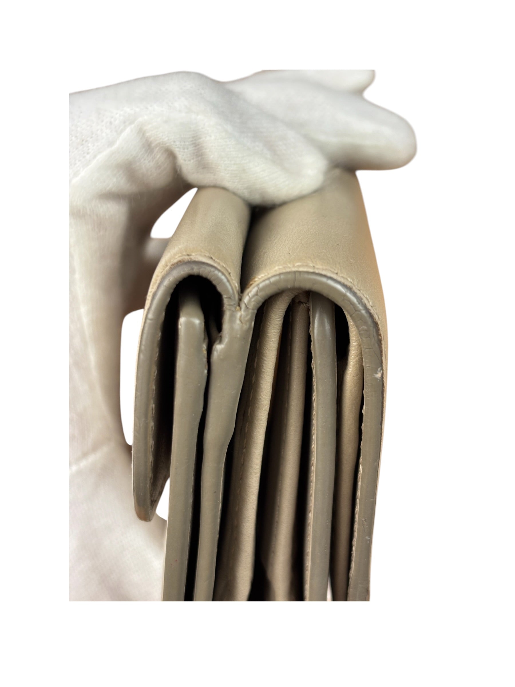 Chloe Motty Grey Small Tri-Fold Wallet