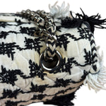 Chanel Tweed Woven Medium Classic Double Flap Bag 2014
