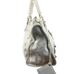 Balenciaga White Leather Giant 21 City Shoulder Bag