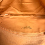 Chanel CC Flap Bag Peach Jersey Quilt