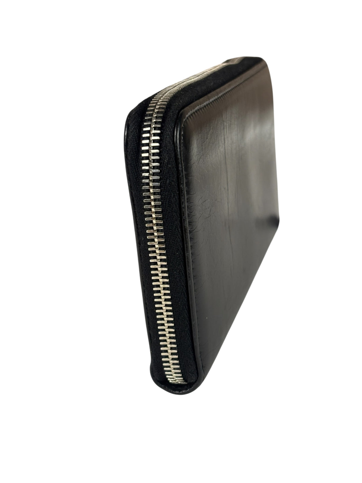 Chanel Black Leather Votez Coco Zip-Around Wallet 2014
